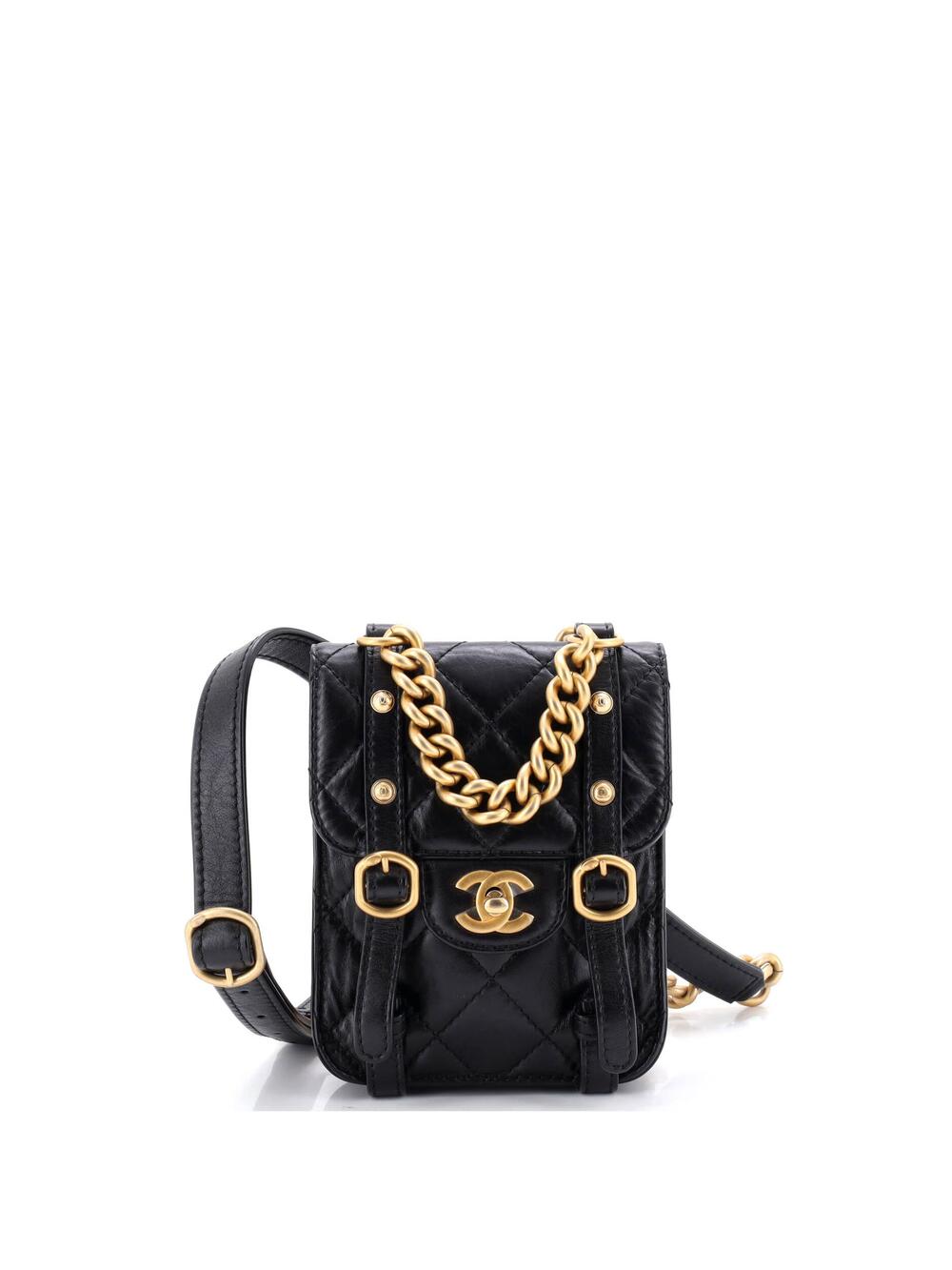 Chanel City School Flap Messenger Bag #215558C44B